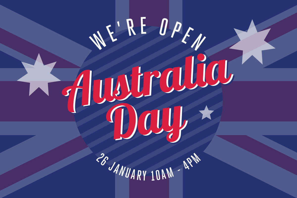 Australia Day We Are Open