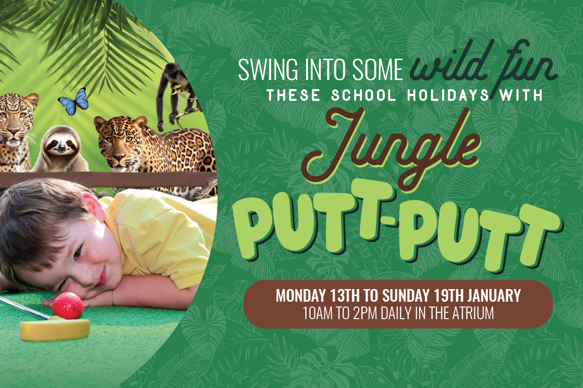 Jungle Putt Putt Lands in Centre – Paddington Style!