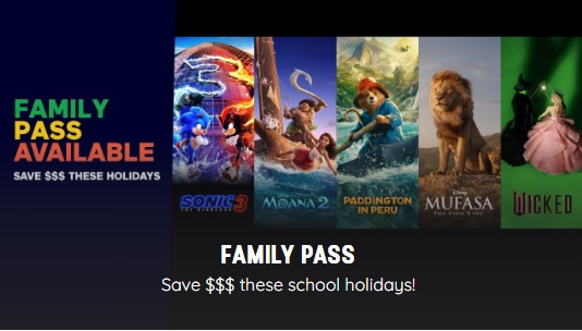 Save $$$ These School Holidays with a Family Pass